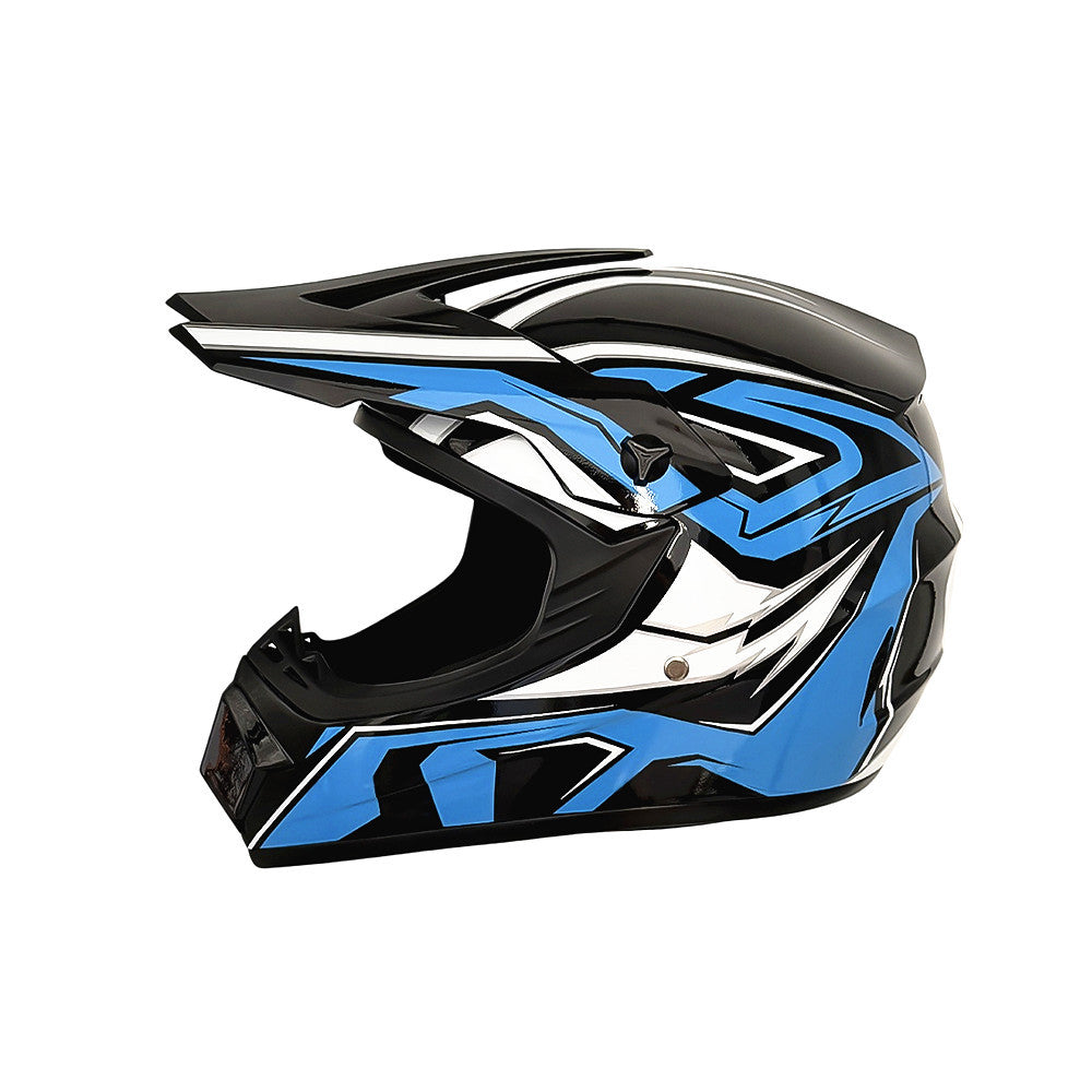 full-face motocross helmet with extended visor and reinforced chin guard Bowlift