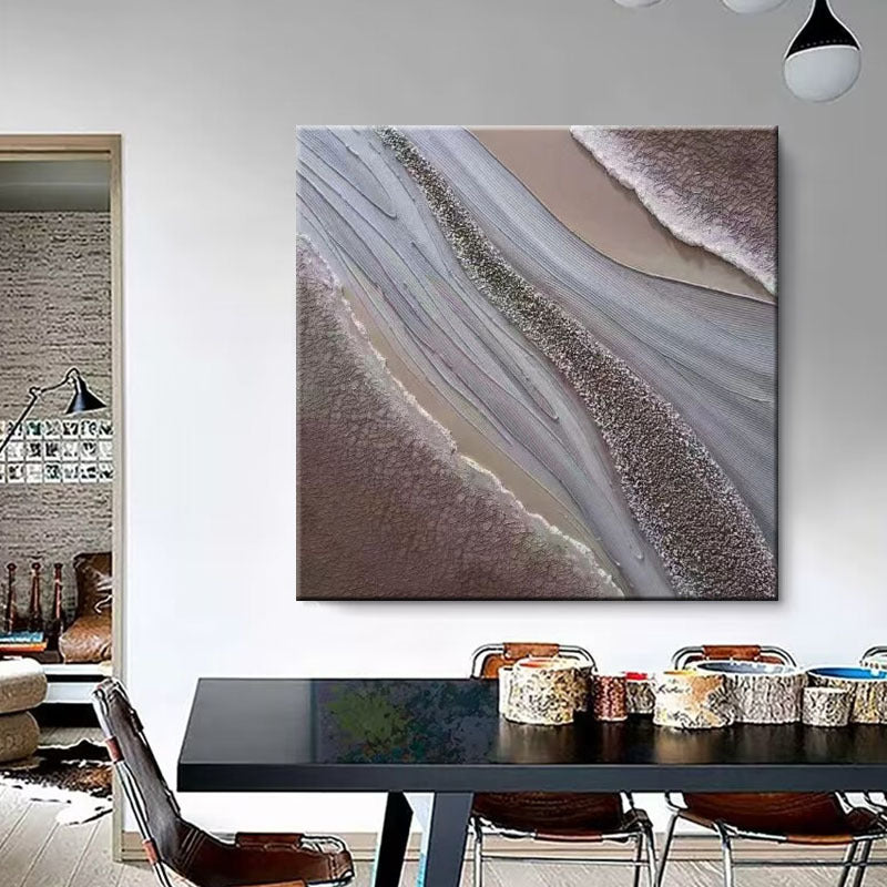 Textured Abstract Landscape Canvas Artwork