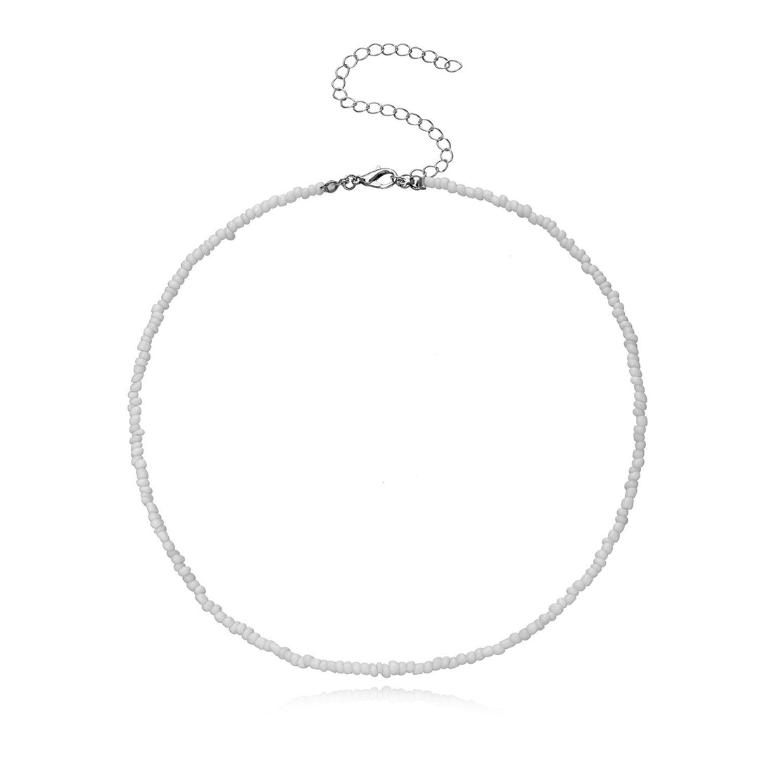 Colorful Beaded Choker Necklace Bowlift