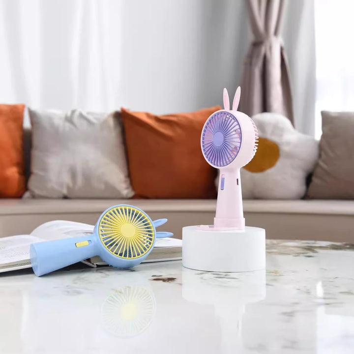 Women Portable Hand Fan with Funny Animal Design Bowlift