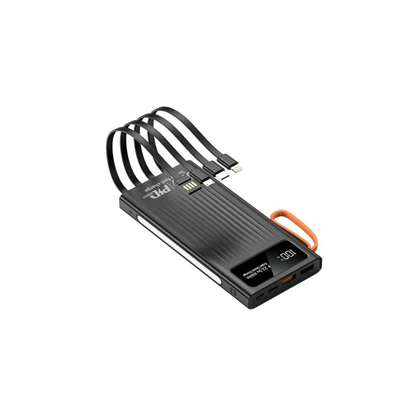 Portable power bank with LCD display and fast charging function Bowlift