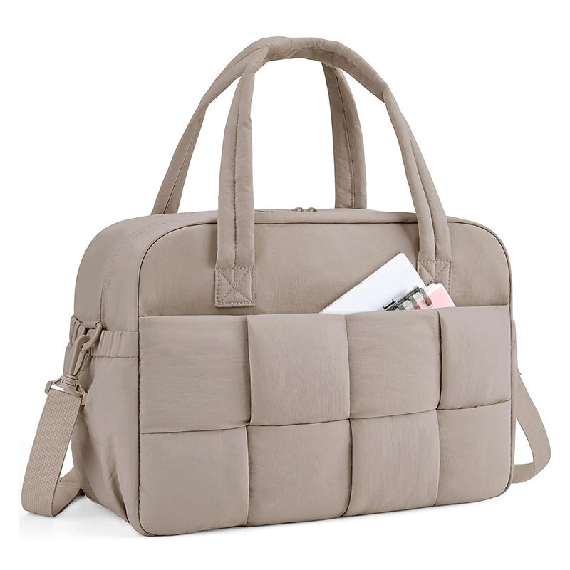 Multifunctional Travel Bag with Padded Interior and Removable Shoulder Straps Bowlift