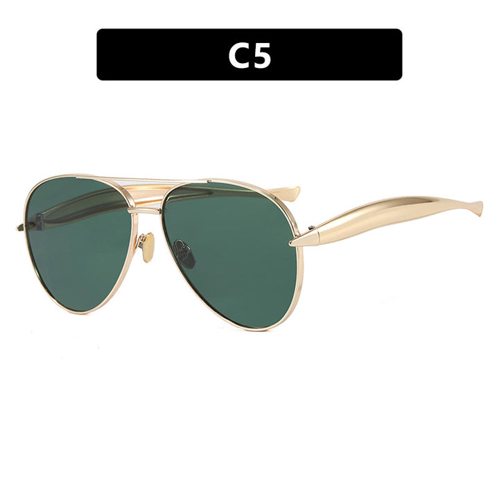 Women's pilot sunglasses with elegant accents and protective UV filter Bowlift