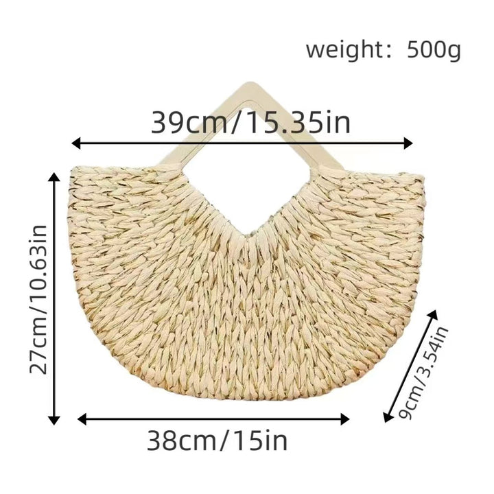 Handbag Made of Sustainable Woven Material with Stylish Design Bowlift