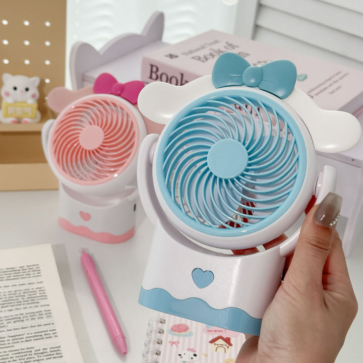 Unisex Portable Mini Hand Fan in Cute Animal Design Bowlift 1782131749
