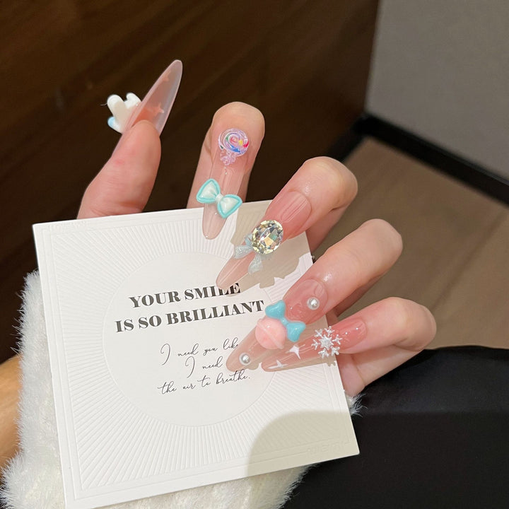 Decorative 3D Character Nail Art Set Bowlift