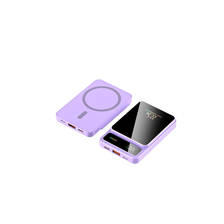 Power bank with wireless charging technology and LCD display Bowlift
