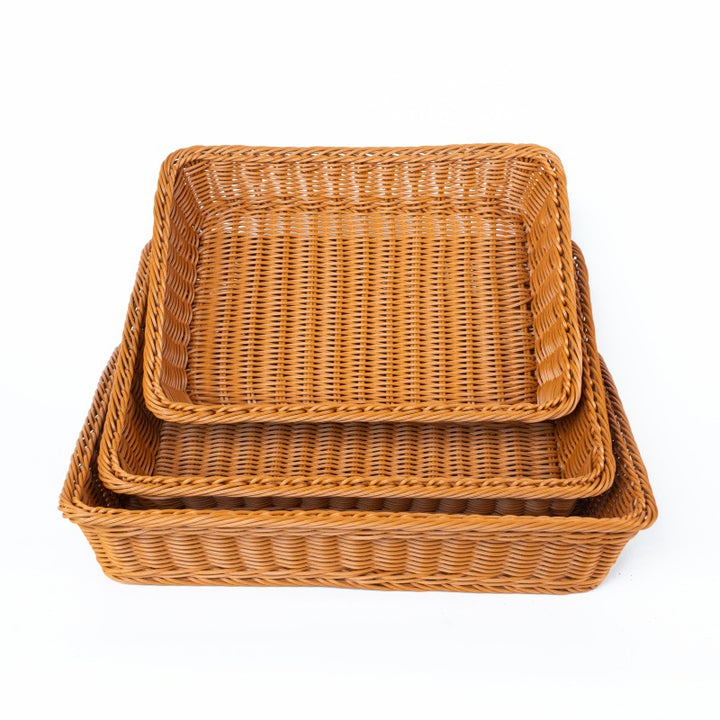 Stackable Woven Storage Tray Bowlift
