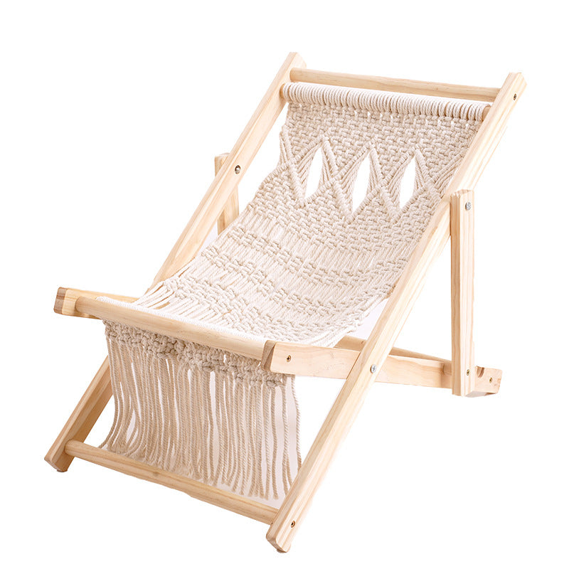 Macrame Folding Lounge Chair Bowlift