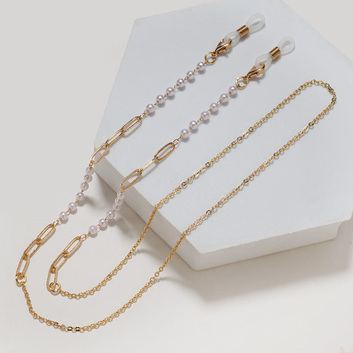 Trendy Geometric Eyewear Chain Bowlift