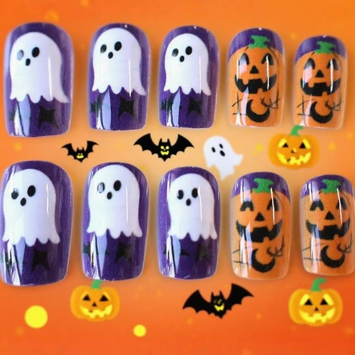 Halloween Artificial Nail Set Bowlift
