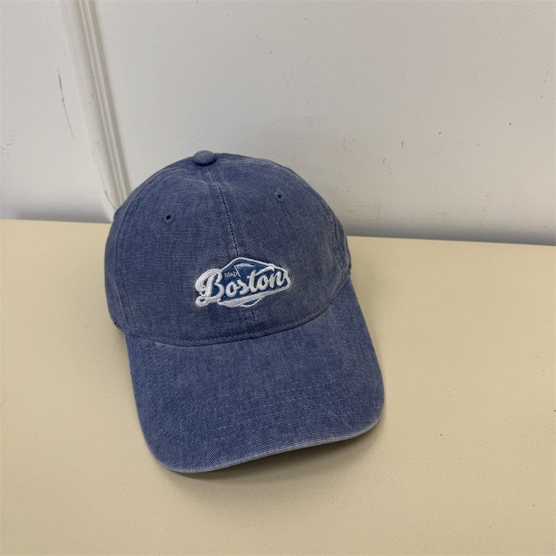Unisex Vintage-Inspired Embroidered Baseball Cap Bowlift
