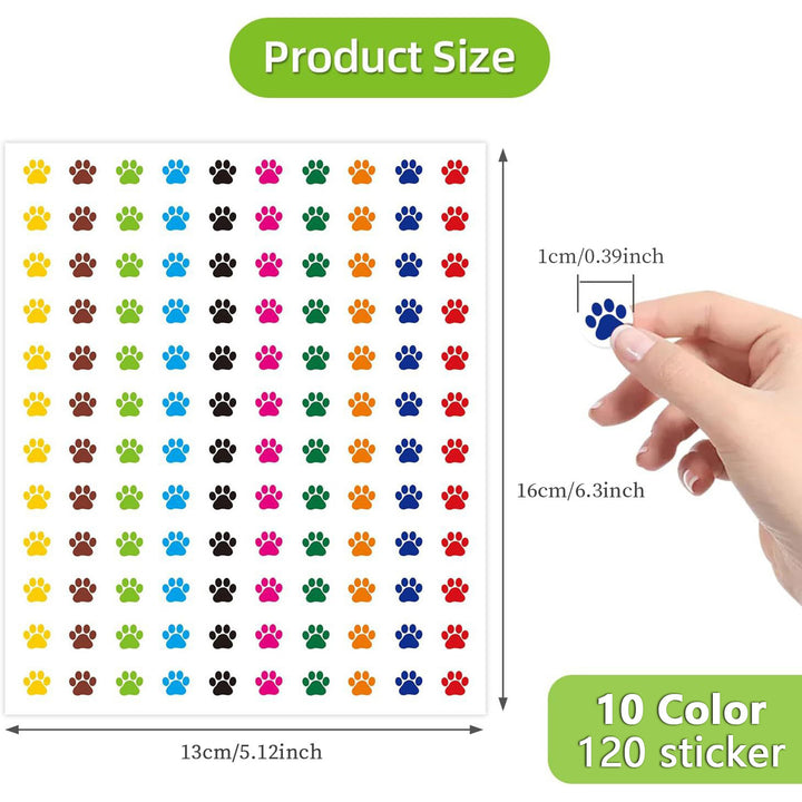 Paw Print Sticker Set Bowlift
