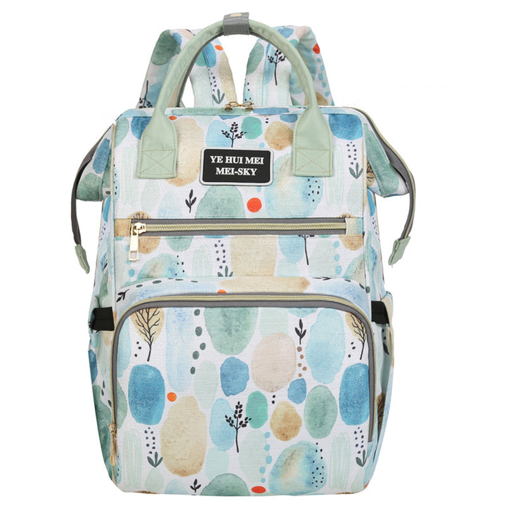 Stylish Geometric Print Backpack Bowlift