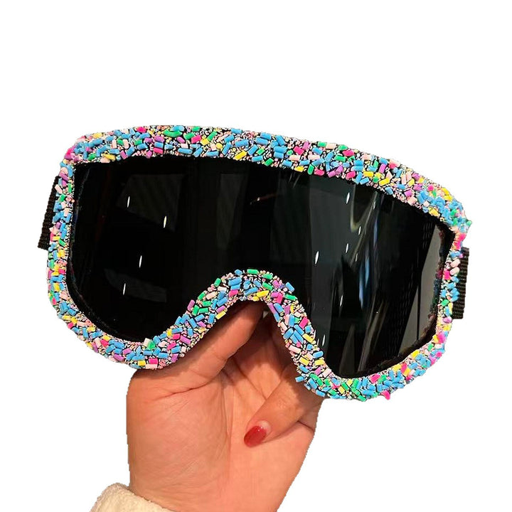 Women's stylish ski goggles with unique decor Bowlift