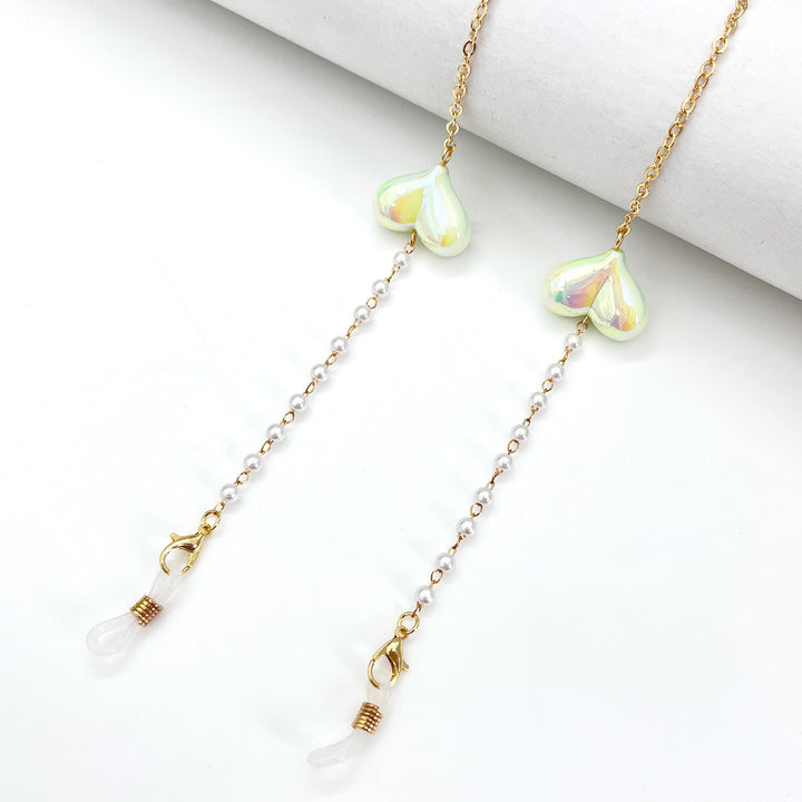 Heart-Detail Eyewear Chain Bowlift
