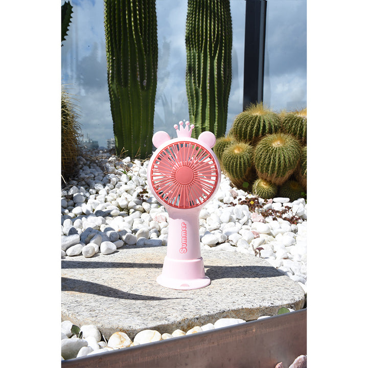 Women's Portable Mini Table Fan with Foldable Design Bowlift