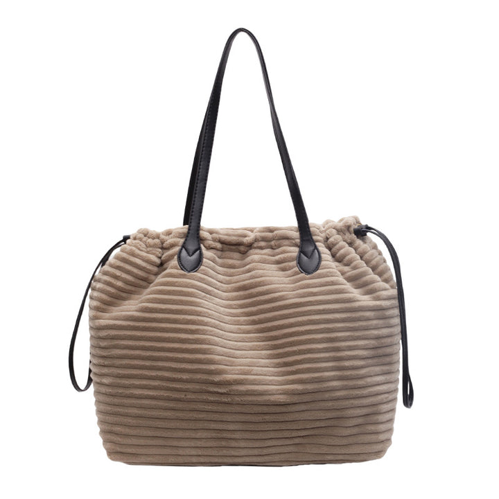 Textured Soft Fabric Tote Bowlift