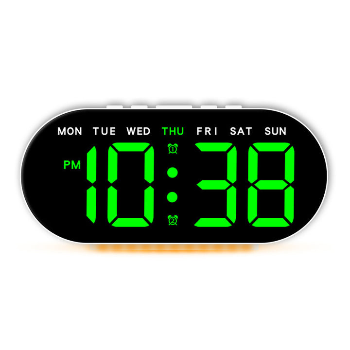 Digital alarm clock with adjustable LED display Bowlift