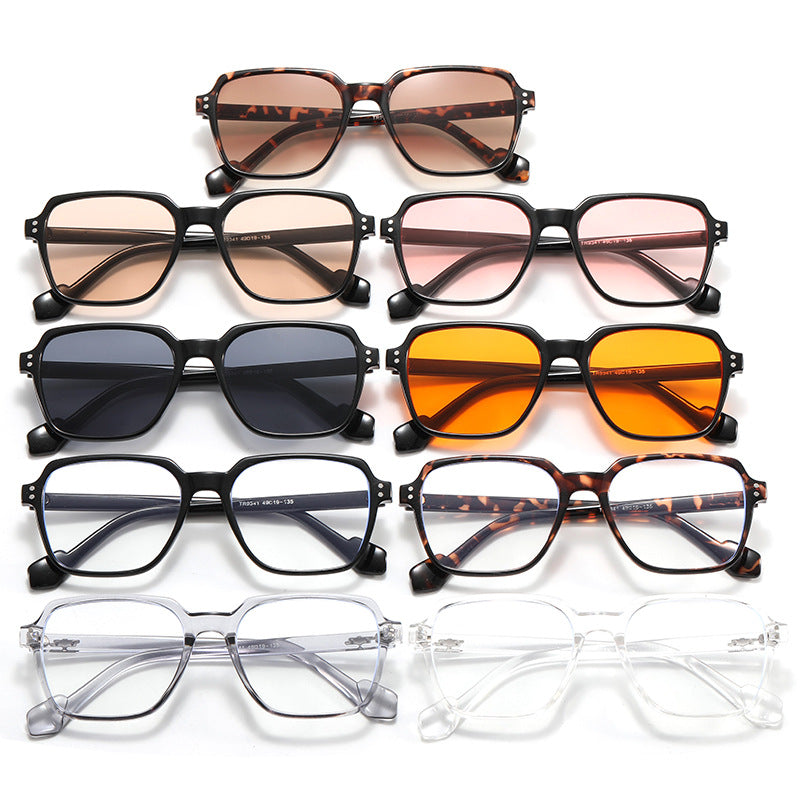 Women square glasses with transparent frame and stylish design Bowlift