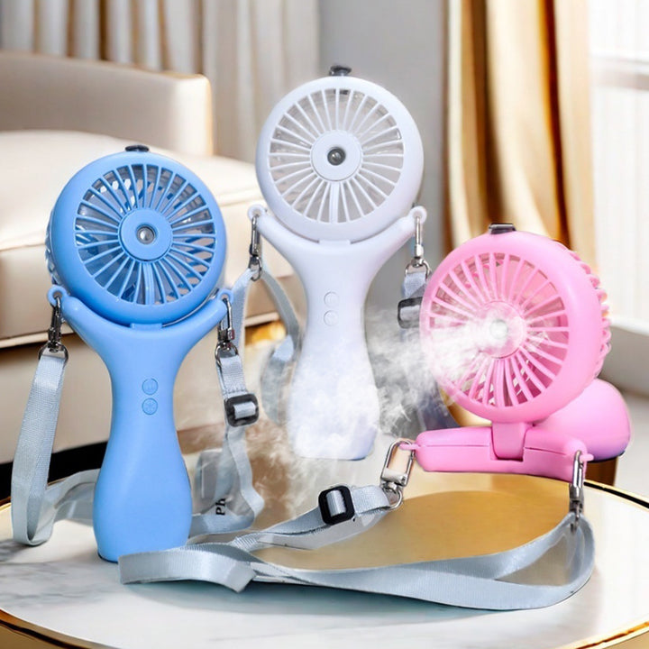 Women Portable Mini Hand Fan Bowlift