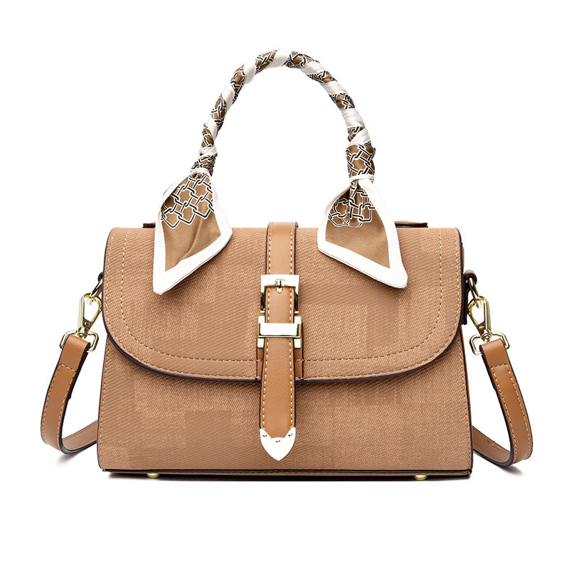 Decorative Scarf Accent Handbag Bowlift