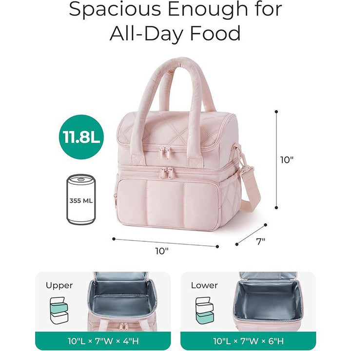 Stylish cooler bag with insulating interior compartment Bowlift