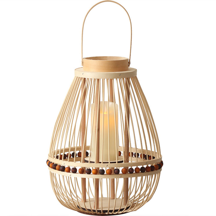 Handcrafted lantern made from natural materials Bowlift