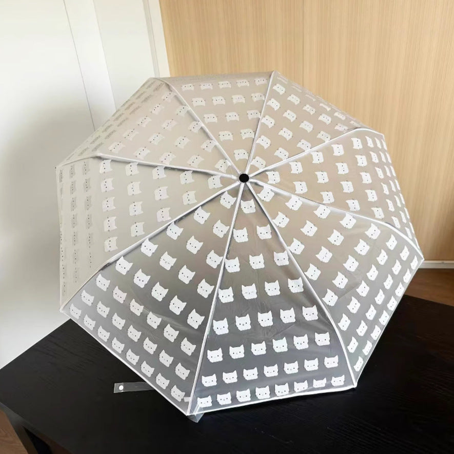 Women's Folding Umbrella with Wind Protection Technology Bowlift