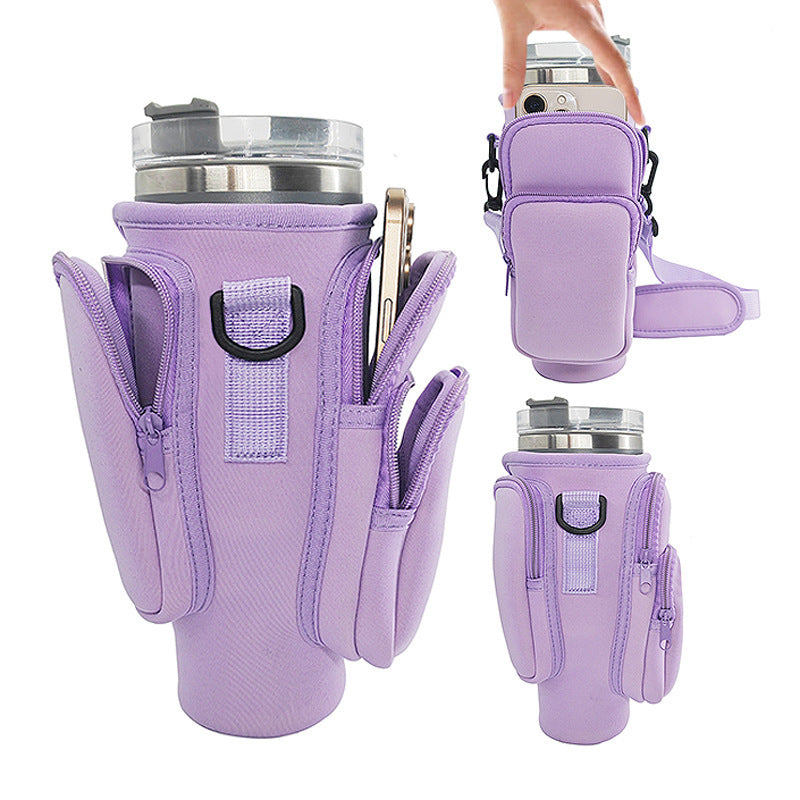 Unisex Portable Drink Container with Multifunctional Compartments Bowlift
