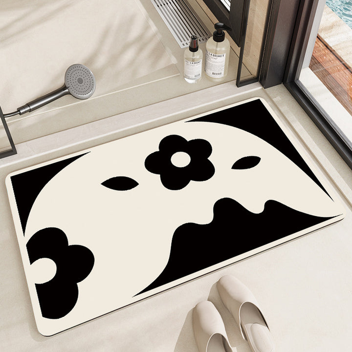 Modern Artistic Bath Mat Bowlift