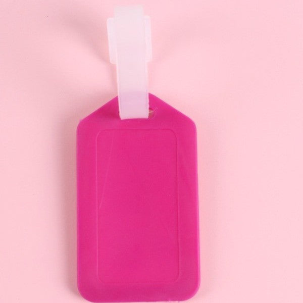 Unisex flexible silicone luggage tag Bowlift