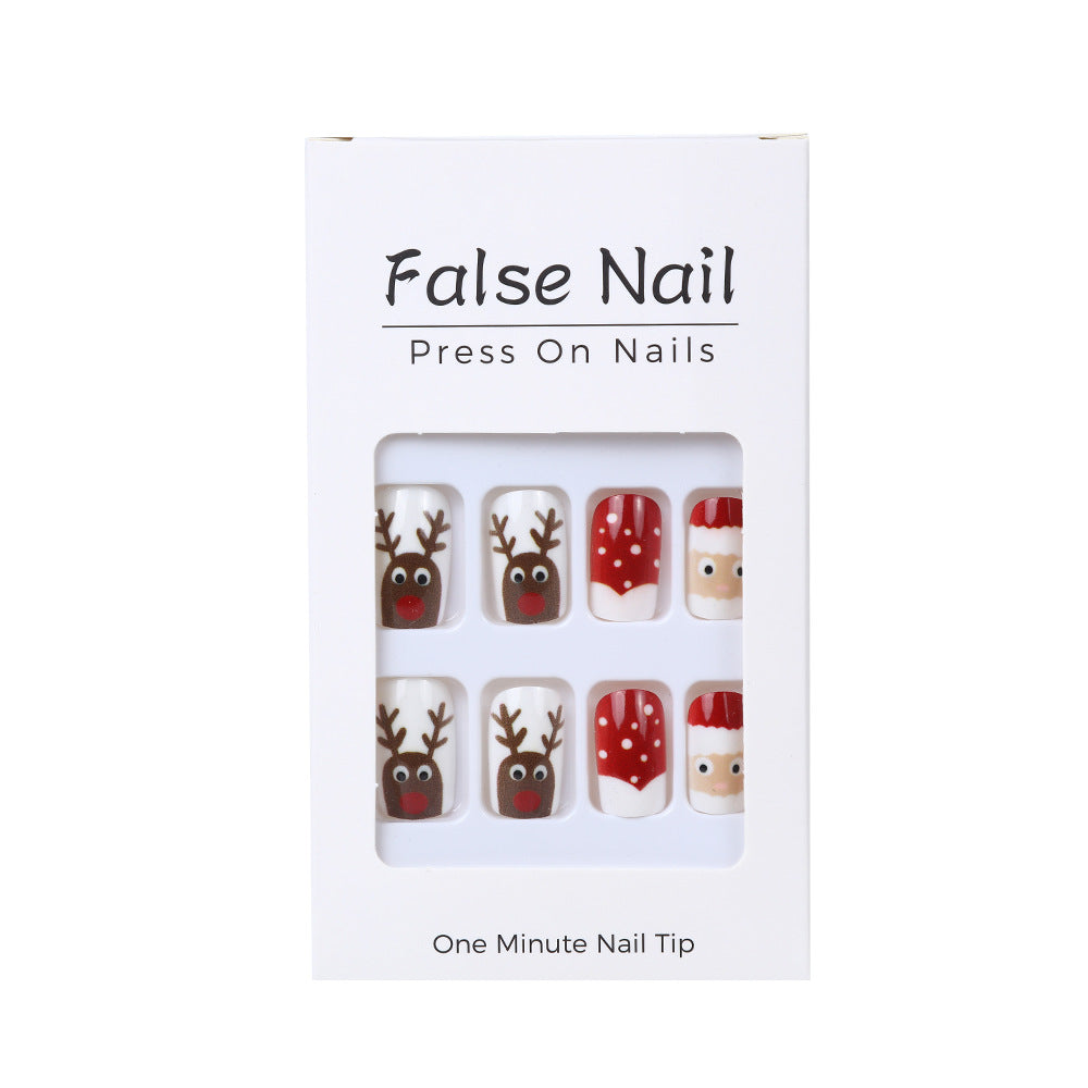 Festive Christmas Art Nails Bowlift