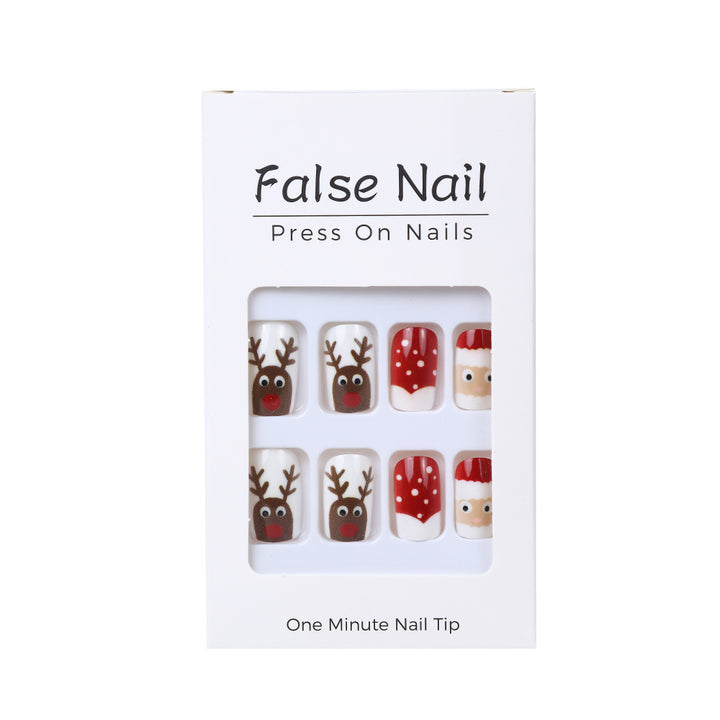 Festive Christmas Art Nails Bowlift
