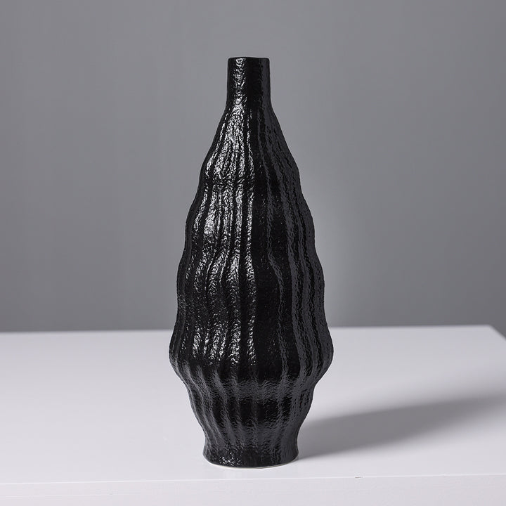 Textured Ceramic Decorative Vase