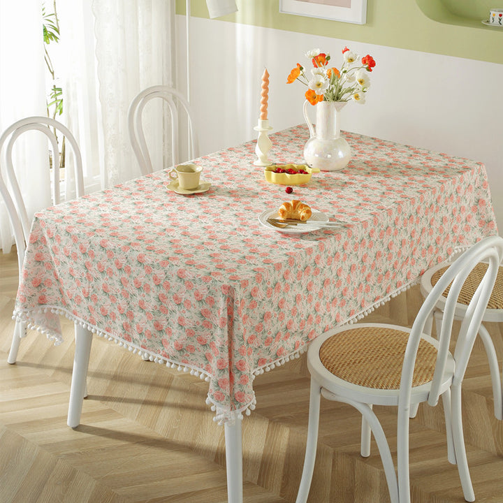 Floral Patterned Table Cover