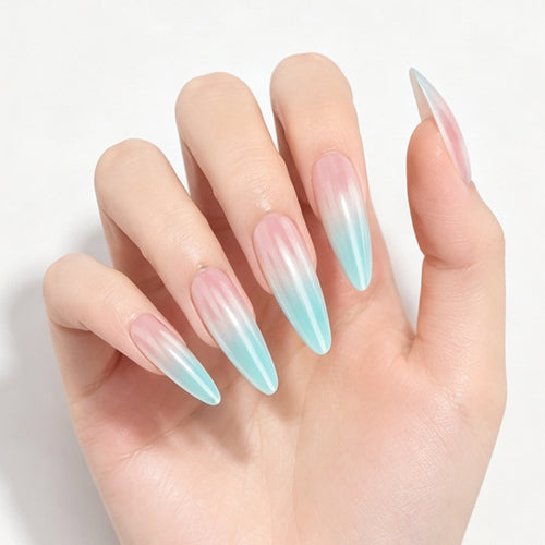 Gradient Press-On Nails Bowlift