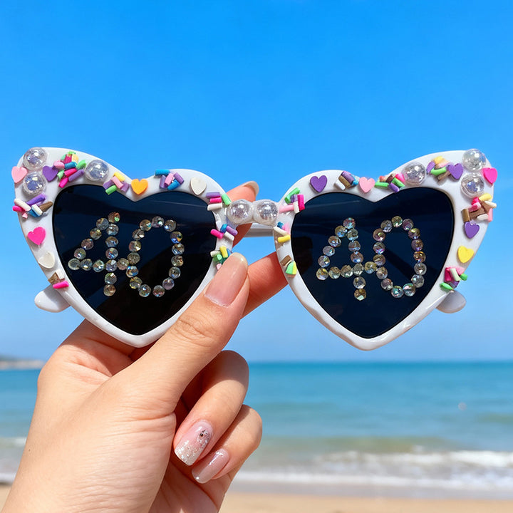 Fun Heart-Shaped Celebration Sunglasses Bowlift