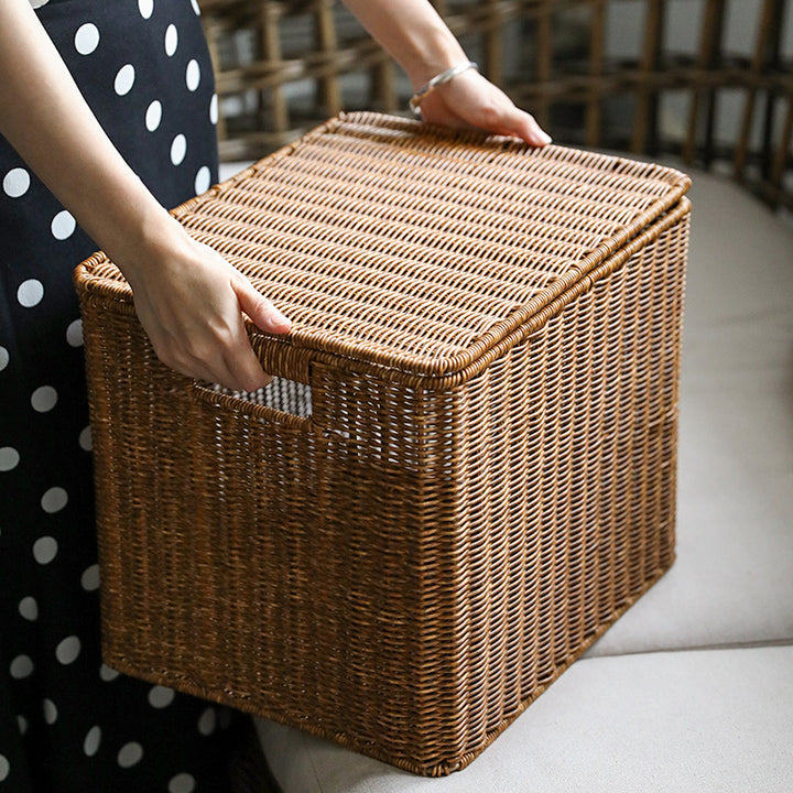 Unisex Storage Cube with Ergonomic Handles Bowlift