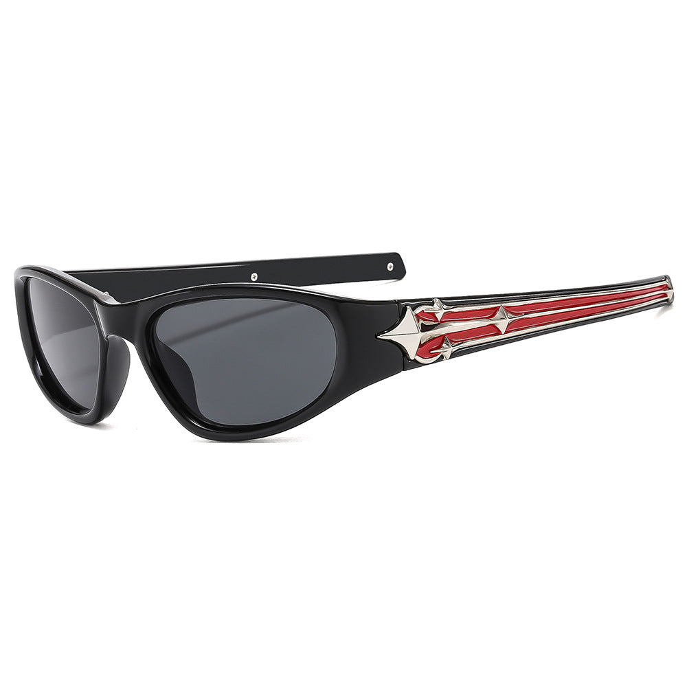 Ladies stylish sports sunglasses with fashionable frame and UV protection Bowlift