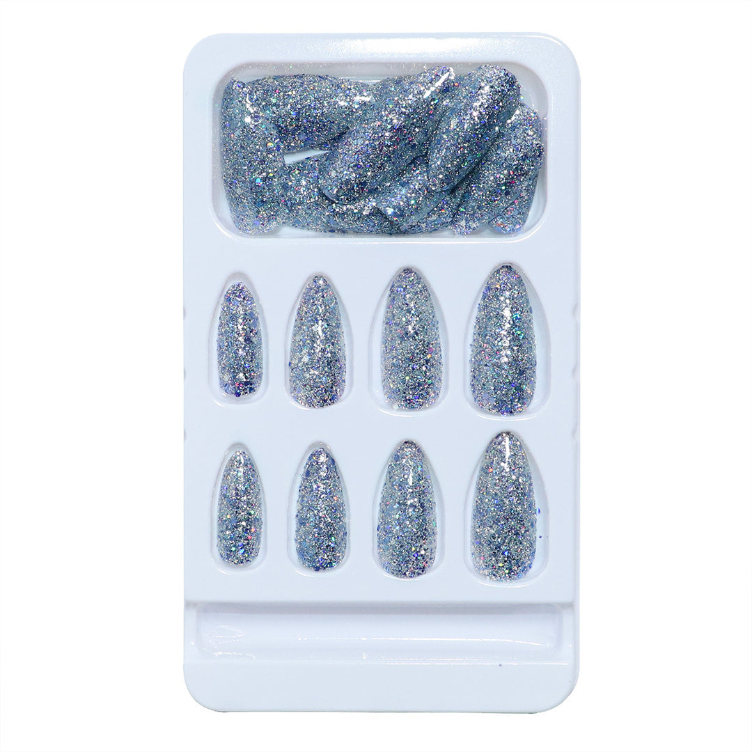 Glittering Stiletto Press-On Nail Set Bowlift