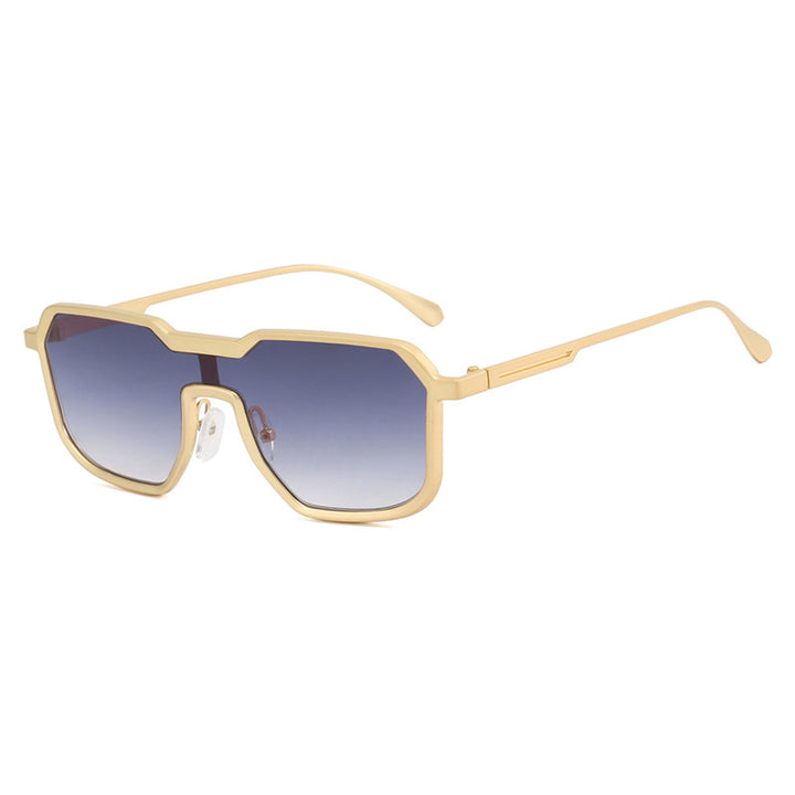 Ladies extravagant geometric sunglasses with protective UV filter Bowlift