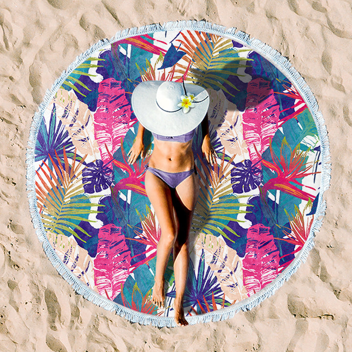 Rundstrand towel with unique sunset design Bowlift