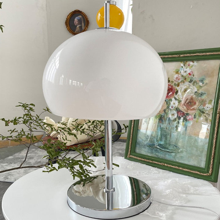 Modern Designer Table Lamp with Globe Shade