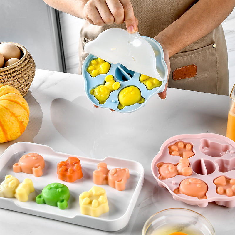 Silicone ice cube mold with animal motifs Bowlift