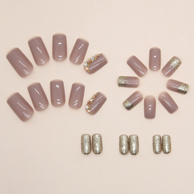 Glamorous Glitter and Crystal Nail Art Tips Bowlift