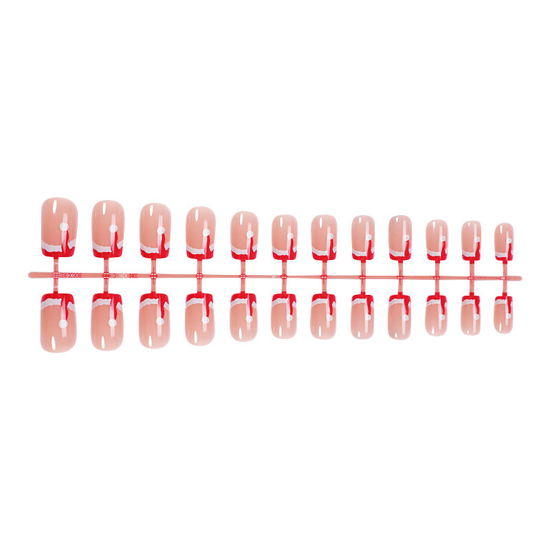 Festive Press-On Nail Set Bowlift