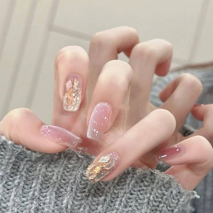Decorative Press-On Nail Design Set Bowlift