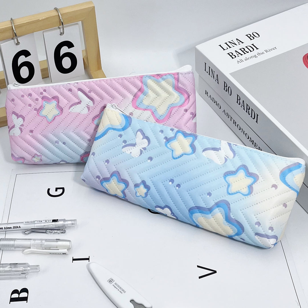 Quilted Butterfly Print Pencil Case Bowlift