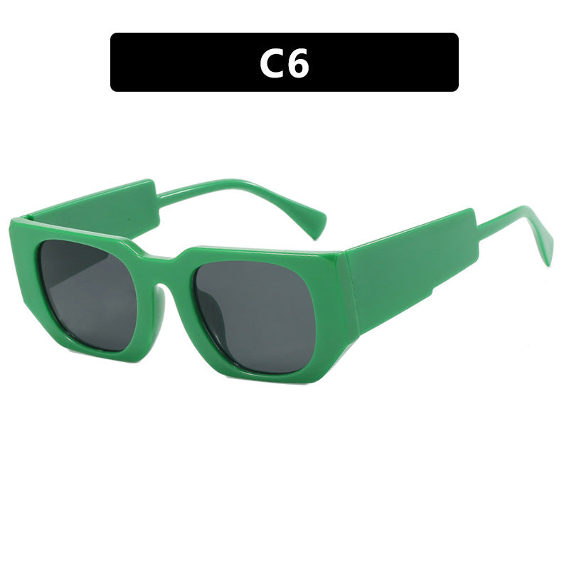 Ladies oversized sunglasses with geometric frame and UV protection Bowlift